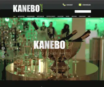 Kaneboevent.com(Kanebo Event I Sverige I Eventplanering) Screenshot