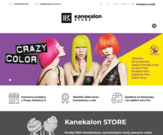 Kanekalon-Store.cz(Kanekalon STORE) Screenshot