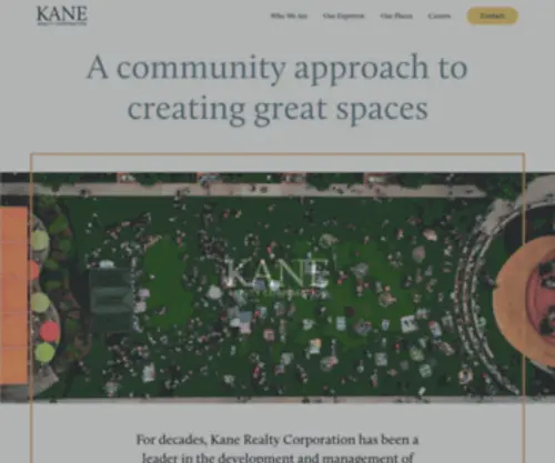 Kanerealtycorp.com(Kane Realty Corporation) Screenshot
