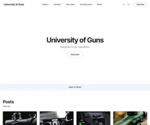 Kanesportshow.com(University of Guns) Screenshot