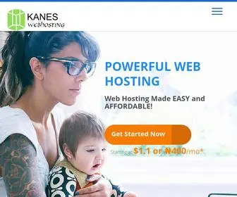 Kanesweb.com(Web Hosting) Screenshot