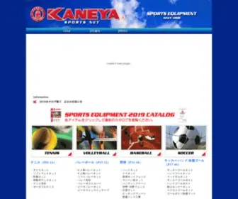 Kaneya.jp(防球ネット) Screenshot