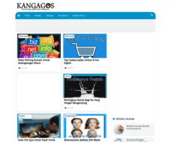 Kangagos.com(Belajar ngeblog) Screenshot