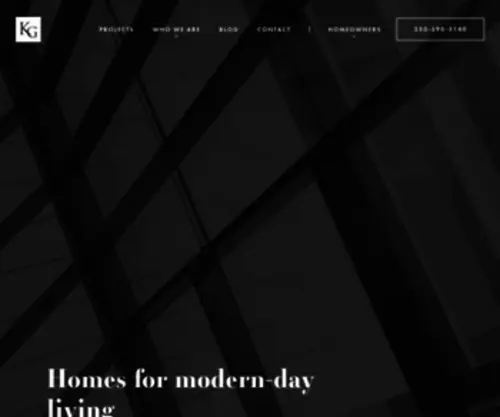 Kangandgill.com(We build homes for how you live) Screenshot