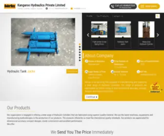 Kangaroohydraulic.com(Kangaroo Hydraulics Private Limited) Screenshot