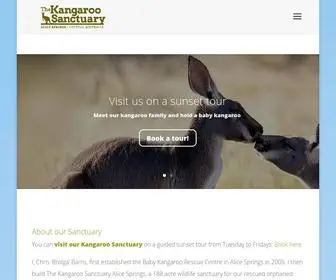 Kangaroosanctuary.com(The Kangaroo Sanctuary in Alice Springs) Screenshot