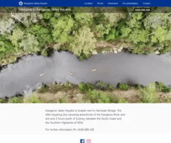 Kangaroovalleykayaks.com.au(Kangaroo Valley Kayaks) Screenshot