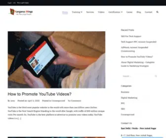 Kangaroowings.com(Digital Marketing Updates SEO SEM Trends) Screenshot