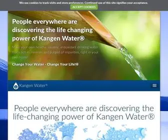 Kangenionwater.com(Drinking plenty of water on a daily basis) Screenshot