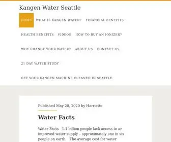 Kangenwaterseattle.com(Kangen Water Seattle) Screenshot