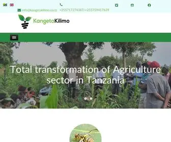 Kangetakilimo.co.tz(Kangeta Kilimo) Screenshot