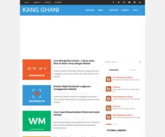 Kangghani.com(Kang Ghani) Screenshot