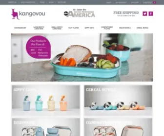 Kangovou.com(Quality, BPA Free Bento Lunch Boxes & Dishware) Screenshot