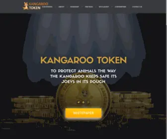 Kangrotoken.com(Kangaroo Token) Screenshot