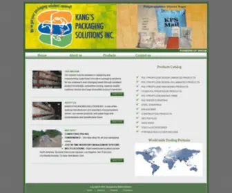 Kangspackaging.com(Kang's packaging Solutions Inc) Screenshot