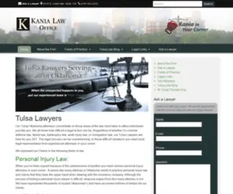 Kanialaw.com(Tulsa Lawyers) Screenshot