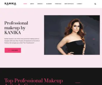 Kanikachanda.com(Best Makeup Artist In Gurgaon & Delhi Ncr) Screenshot