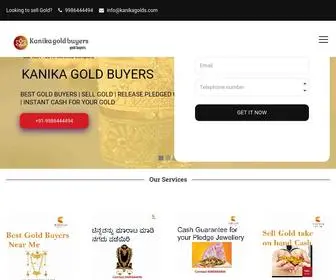 Kanikagolds.com(Gold Buyers in Bangalore) Screenshot