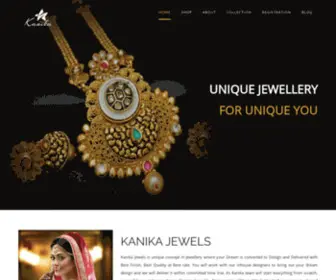 Kanikajewels.com(Kanika Jewels) Screenshot