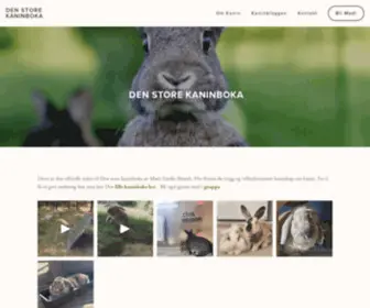 Kaninboka.no(Den store kaninboka) Screenshot
