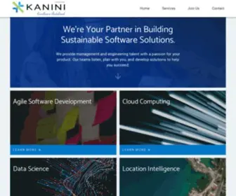 Kanini.com(Digital 2.0 Transformation) Screenshot