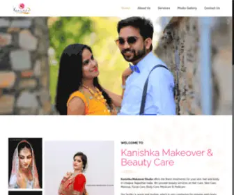 Kanishkamakeover.com(Best makeup artist in Udaipur) Screenshot