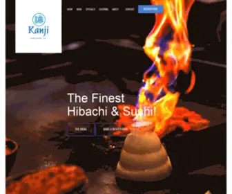 Kanjihibachi.com(Kanji Japanese Steakhouse) Screenshot