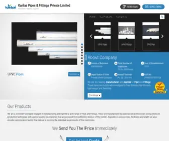 Kankaipipes.co.in(Kankai Pipes & Fittings Private Limited) Screenshot