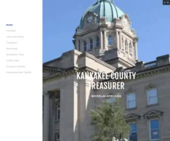 Kankakeecountytreasurer.com(Kankakee County Treasurer) Screenshot