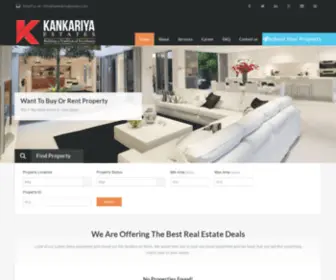 Kankariyaestates.com(Kankariya Estates) Screenshot