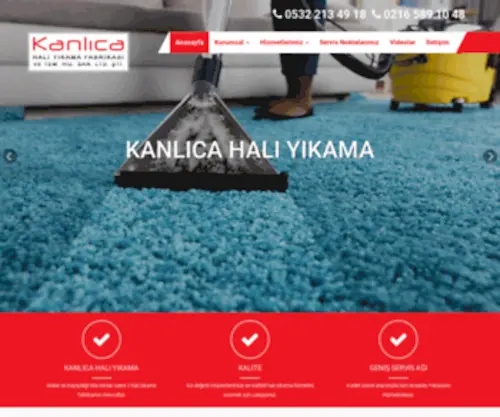 Kanlicahaliyikama.com(Kanlıca Halı Yıkama Fabrikası) Screenshot