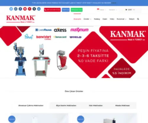 Kanmak.com.tr(Kanmak) Screenshot