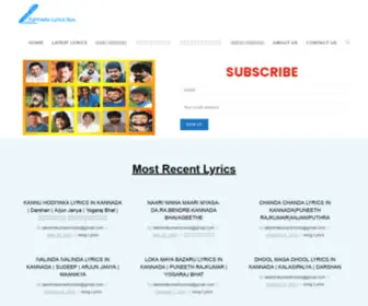 Kannadalyricsbox.in(Kannada Lyrics) Screenshot