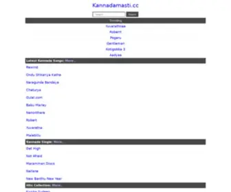 Kannadamasti.info(New And Old Kannada Mp3 Songs Free Download) Screenshot