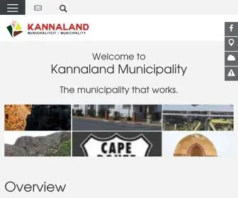 Kannaland.gov.za(Kannaland Local Municipality) Screenshot