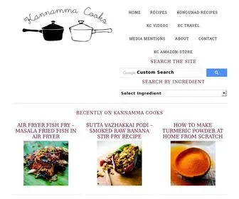 Kannammacooks.com(Kannamma Cooks) Screenshot