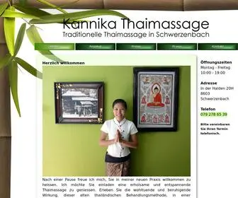 Kannika-Thaimassage.ch(Home) Screenshot