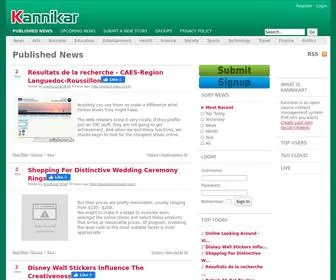 Kannikar.com(Your Source for Social News and Networking) Screenshot