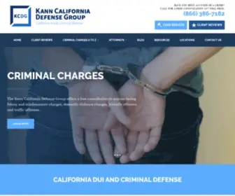 Kannlawoffice.com(Kann California Law Group) Screenshot