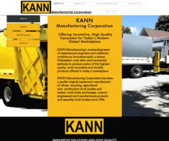 Kannmfg.com(ABOUT US) Screenshot