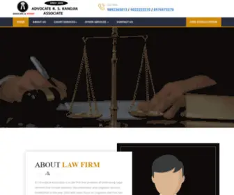 Kanojiaadvocate.in(R.S Konojia & Associates) Screenshot