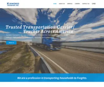 Kanokoinc.com(Kanoko Transport) Screenshot