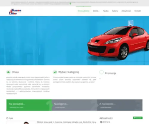 Kanon.net.pl(Każdy miłośnik motoryzacji znajdzie tu coś dla siebie) Screenshot