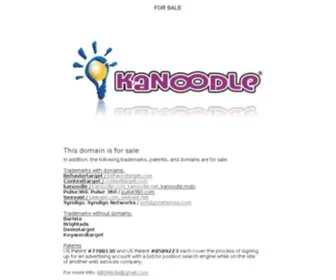 Kanoodle.com(Providing Search) Screenshot