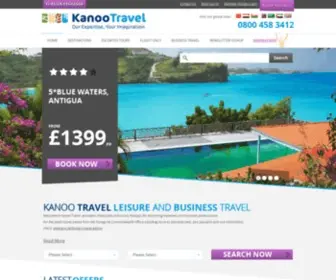 Kanootravel.co.uk(Home) Screenshot