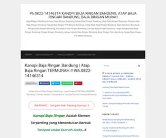 Kanopi-Bajaringan.com(Harga kanopi Baja Ringan Bandung) Screenshot