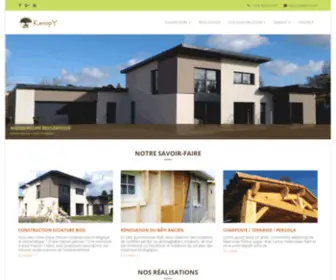 Kanopy.fr(Maison et extension bois) Screenshot