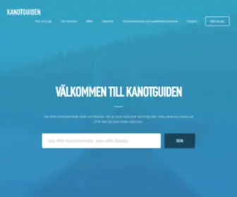 Kanotguiden.com(Svenska Kanotf) Screenshot