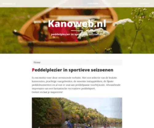 Kanoweb.be(Kanovaren) Screenshot