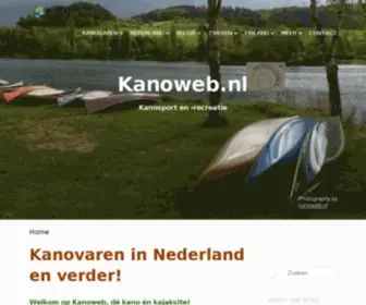 Kanoweb.nl(Kanovaren of kajakvaren) Screenshot